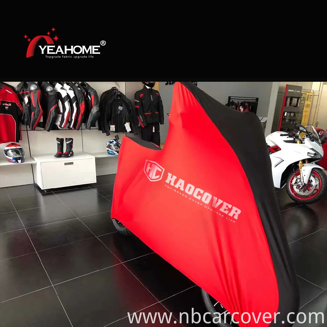 Elastic Perfect Fits Motorcycle Cover Dust-Proof Indoor Cover